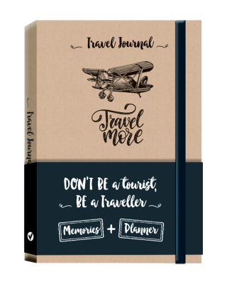 Travel Journal è un invito a vivere la vacanza in modo più attivo e consapevole! Pensato per il viaggiatore che desidera essere protagonista di ogni fase dell’esperienza: dalla pianificazione dell’itinerario, al viaggio vero e proprio, fino all’archiviaz